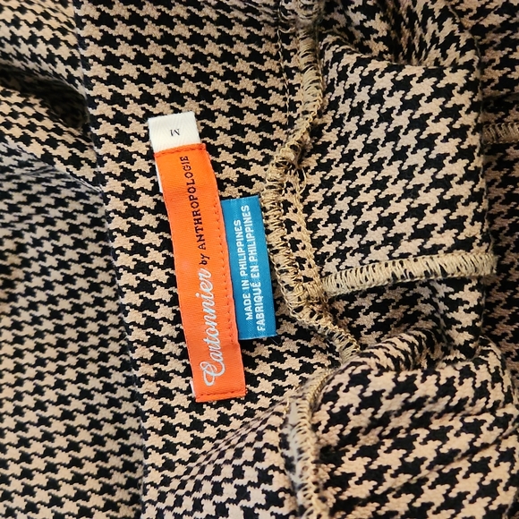 Anthropologie Cartonnier Houndstooth Pant - Picture 5 of 6